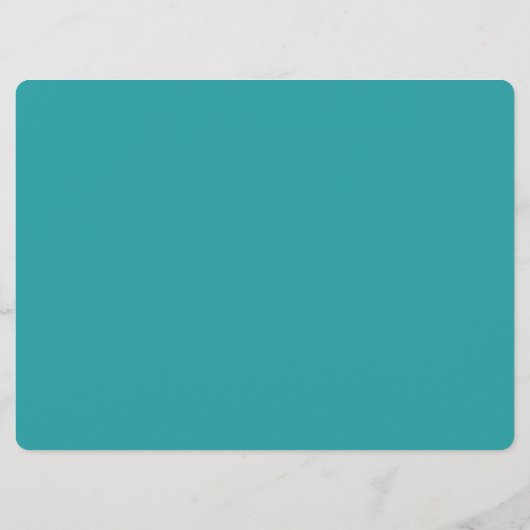 ティール(緑がかった色)マーブルウィークリー学校日程 (裏面)