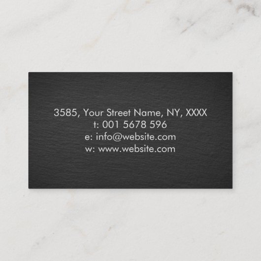 ティール（緑がかった色）マーブルエレガントロータスゴールデンオーナメント 名刺 (裏面)