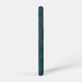 ティール（緑がかった色）マーブル SAMSUNG GALAXYケース (右側面)