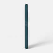 ティール（緑がかった色）マーブル SAMSUNG GALAXYケース (左側面)