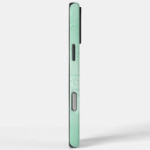 ティール(緑がかった色)マーメイドケースメイトiPhoneケース Case-Mate iPhoneケース (裏面 / 右)