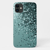 ティール(緑がかった色)マーメイド海グリッター#1 #shiny #decor Case-Mate iPhoneケース (裏面)