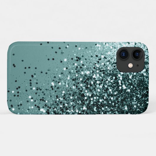 ティール(緑がかった色)マーメイド海グリッター#1 #shiny #decor Case-Mate iPhoneケース (裏面(横))