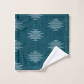 ティール（緑がかった色）ミラージュ バスタオルセット (ウォッシュタオル)