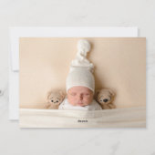 ティール(緑がかった色)メリークリスマスオーナメント2写真 シーズンカード (裏面)