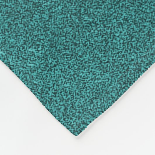 ティール(緑がかった色)ユニコーンパーソナライズされたフリースブランケット フリースブランケット (角)