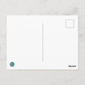 ティール（緑がかった色）&ラストヤーンチキンチャンピオンハガキ ポストカード (裏面)