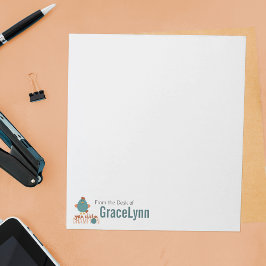 ティール（緑がかった色）&ラストヤーンチキンチャンピオンメモ帳 ノートパッド