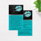 ティール(緑がかった色)リップ – 適用方法とヒント (デスク)