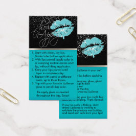 ティール（緑がかった色）リップ – 適用方法とヒント