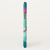 ティール(緑がかった色)リースレトロクリスマス Case-Mate iPhoneケース (裏面/右)