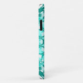 ティール（緑がかった色）ルーピー電話ケースiPhone Case-Mate iPhoneケース (裏面/右)