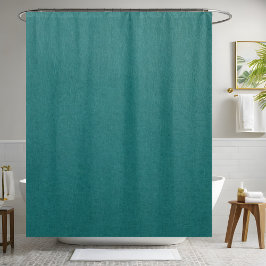 ティール（緑がかった色）レザーシャワーカーテン シャワーカーテン