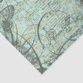 ティール（緑がかった色）レディースデクプ 薄葉紙 (詳細)