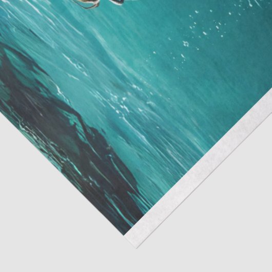 ティール（緑がかった色）ロボットスチームパンクガールウォーター世界の切り離し 薄葉紙 (詳細)