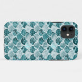 ティール（緑がかった色）人魚はかりで測 Case-Mate iPhoneケース (裏面(横))