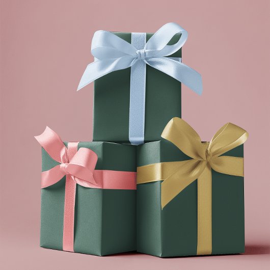 -ティール(緑がかった色)伝統的グリーン – ラッピング紙シート ラッピングペーパーシート