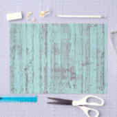 ティール（緑がかった色）動揺してウ素朴ッドティッシュペーパー 薄葉紙 (クラフト)