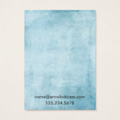 ティール（緑がかった色）動揺してグランジイヤリングホルダー表示カード (裏面)