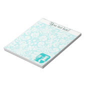 ティール(緑がかった色)化学 ノートパッド (回転)