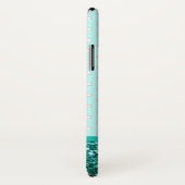 ティール(緑がかった色)卵巣がん認識度リボン&バタフライ Case-Mate iPhoneケース (裏面/右)