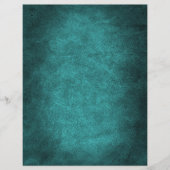 ティール（緑がかった色）古素朴革フェイクスクラップブックカードストック (正面)