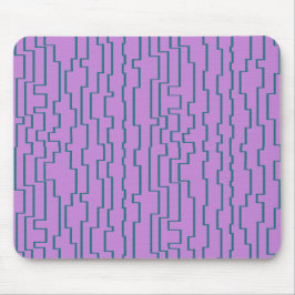 ティール（緑がかった色）回路 マウスパッド