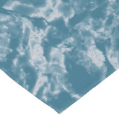 ティール(緑がかった色)大理石 ロングテーブルランナー (コーナー)