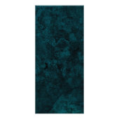 ティール(緑がかった色)大理石、焦げたオレンジと金ゴールド瑪瑙プログラム ラックカード (裏面)