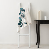 ティール（緑がかった色）女子スポーツバスケットボールのスター シェルパブランケット (インサイチュ)