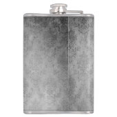 ティール（緑がかった色）宝石飾りバタフライフラスコ フラスク (裏面)