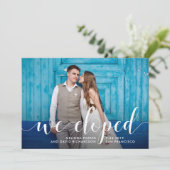 ティール(緑がかった色) | 我々は写真の発表を逃れた 案内状 (スタンド正面)