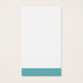 ティール(緑がかった色)手作り手洗い説明書ソーシャルメディア (裏面)