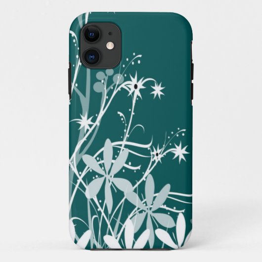 ティール（緑がかった色）春の花iphone 5ケース Case-Mate iPhoneケース (裏面)