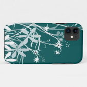 ティール（緑がかった色）春の花iphone 5ケース Case-Mate iPhoneケース (裏面(横))