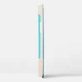 ティール(緑がかった色)木製ドア閉扉 Case-Mate iPhoneケース (裏面 / 右)