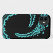 ティール（緑がかった色）津波 Case-Mate iPhoneケース (裏面(横))