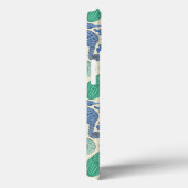 ティール（緑がかった色）海獣パターン Case-Mate iPhoneケース (裏面 / 右)