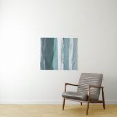 ティール(緑がかった色)海 タペストリー (インサイチュ(横))