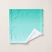 ティール（緑がかった色）淡新鮮な卒業レベル バスタオルセット (ウォッシュタオル)