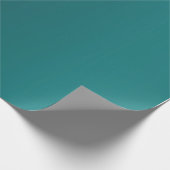 ティール（緑がかった色）深い濃飽和強 ラッピングペーパー (角)