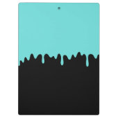 ティール（緑がかった色）滴下粘液 クリップボード (裏面)