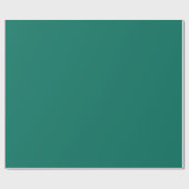 ティール（緑がかった色）無地のグリーンカラー包装紙 ラッピングペーパー (フラット)