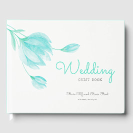 ティール（緑がかった色）牡丹結婚病 ゲストブック