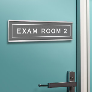 ティール（緑がかった色）白歯医者オフィス用の試験室 サインプレート