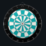 ティール（緑がかった色）白黒 ダーツボード<br><div class="desc">ティール（緑がかった色）白黒ダーツボード</div>