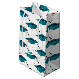 ティール（緑がかった色）目盛キャップ付紙吹雪 スモールペーパーバッグ