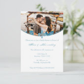 ティール(緑がかった色)(紋章の)フラ・ダ・リフォトブライダルシャワー招待状 招待状 (スタンド正面)