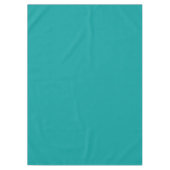 ティール（緑がかった色）緑 テーブルクロス (正面)