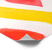 ティール（緑がかった色）緩和曲線抽象芸術。Tye Dye Shirt Circle.グランジ ポスター (角)